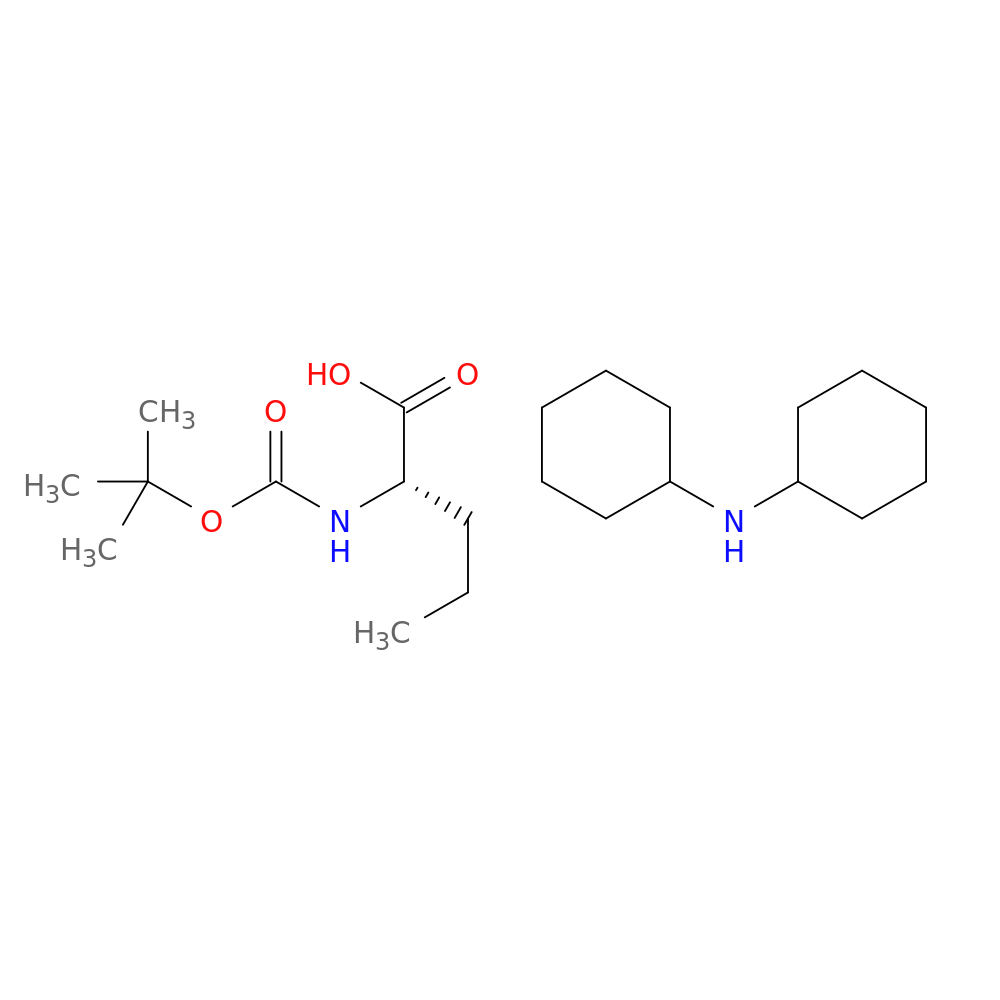 Dicyclohexylamine (S)-2-((tert-butoxycarbonyl)amino)pentanoate