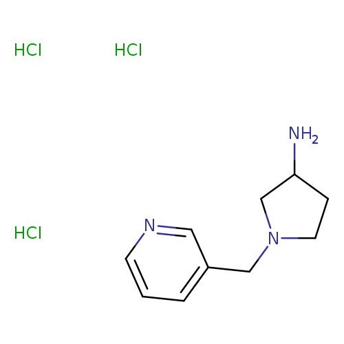 1-[(pyridin-3-yl)methyl]pyrrolidin-3-aminetrihydrochloride