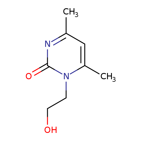2(1H)-Pyrimidinone, 1-(2-hydroxyethyl)-4,6-dimethyl-