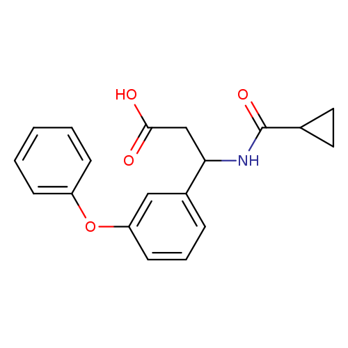 3-(cyclopropylformamido)-3-(3-phenoxyphenyl)propanoic acid