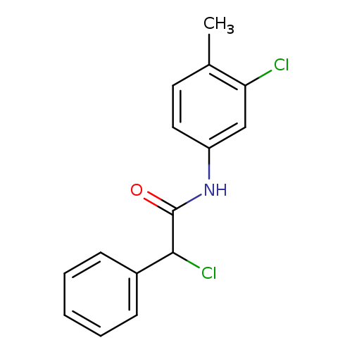 2-chloro-N-(3-chloro-4-methylphenyl)-2-phenylacetamide