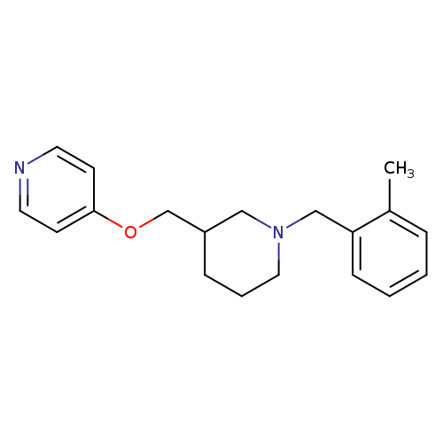 4-({1-[(2-methylphenyl)methyl]piperidin-3-yl}methoxy)pyridine