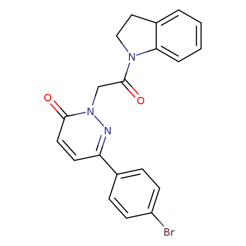 6-(4-bromophenyl)-2-[2-(2,3-dihydro-1H-indol-1-yl)-2-oxoethyl]-2,3-dihydropyridazin-3-one