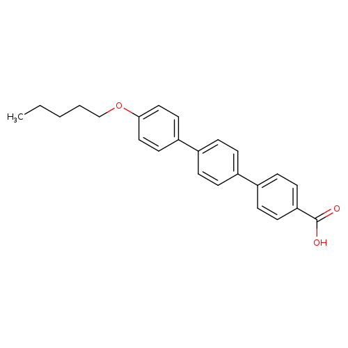 [1,1':4',1''-Terphenyl]-4-carboxylic acid, 4''-(pentyloxy)-