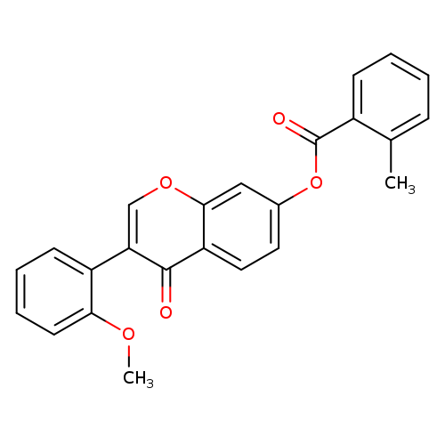 3-(2-methoxyphenyl)-4-oxo-4H-chromen-7-yl 2-methylbenzoate