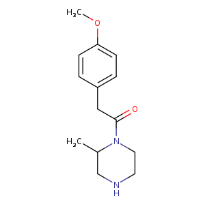 2-(4-methoxyphenyl)-1-(2-methylpiperazin-1-yl)ethan-1-one