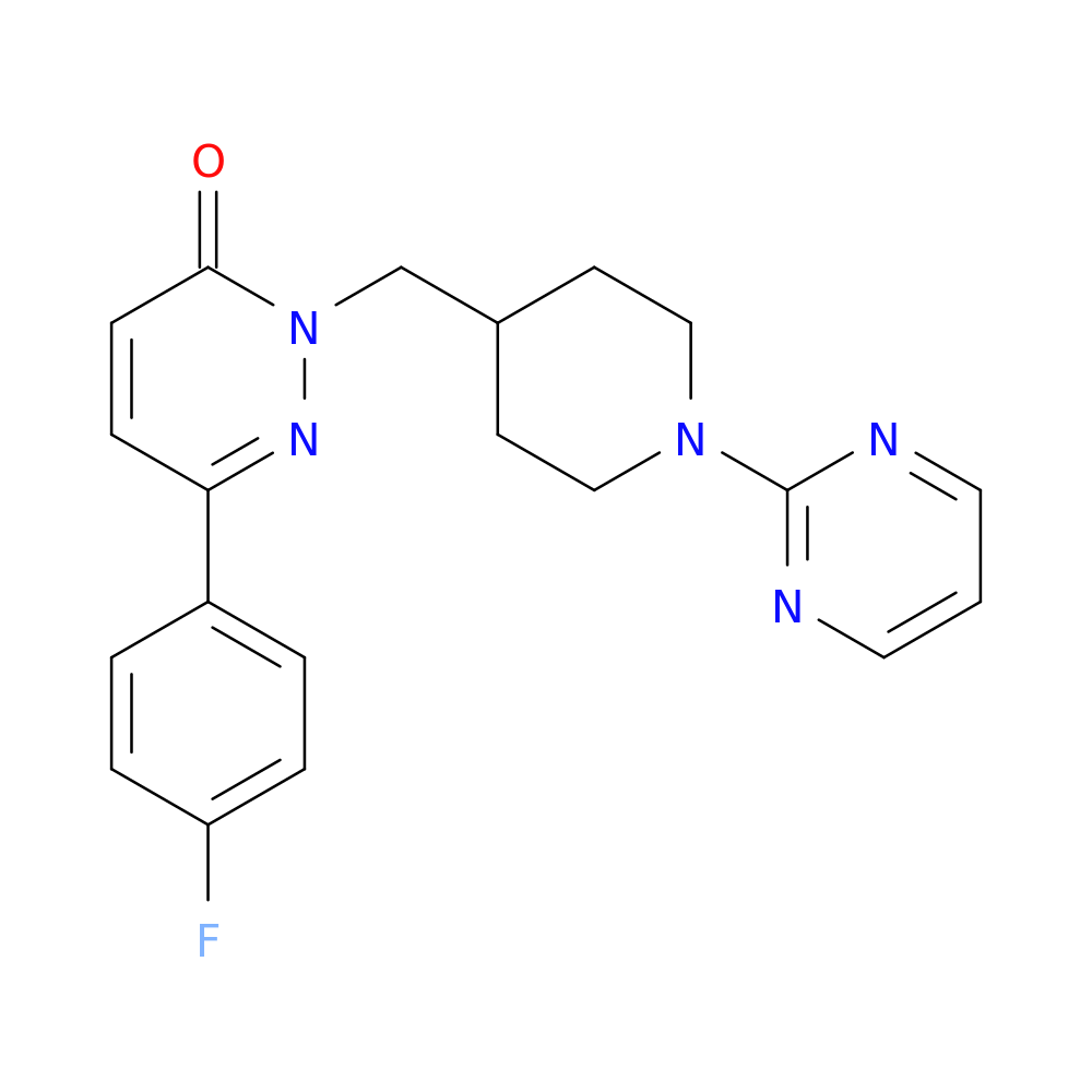 6-(4-fluorophenyl)-2-{[1-(pyrimidin-2-yl)piperidin-4-yl]methyl}-2,3-dihydropyridazin-3-one