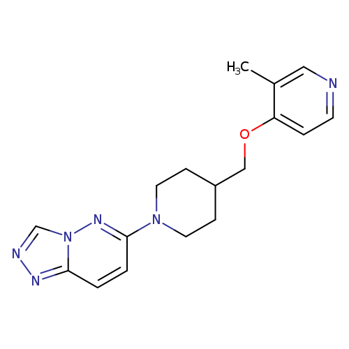 3-methyl-4-[(1-{[1,2,4]triazolo[4,3-b]pyridazin-6-yl}piperidin-4-yl)methoxy]pyridine