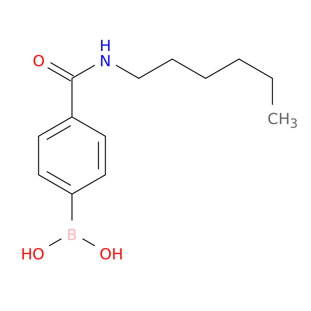 (4-(hexylcarbamoyl)phenyl)boronic acid
