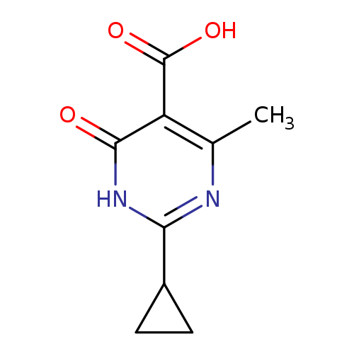 2-cyclopropyl-4-methyl-6-oxo-1,6-dihydropyrimidine-5-carboxylic acid