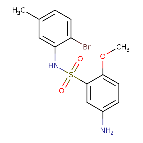 5-amino-N-(2-bromo-5-methylphenyl)-2-methoxybenzene-1-sulfonamide