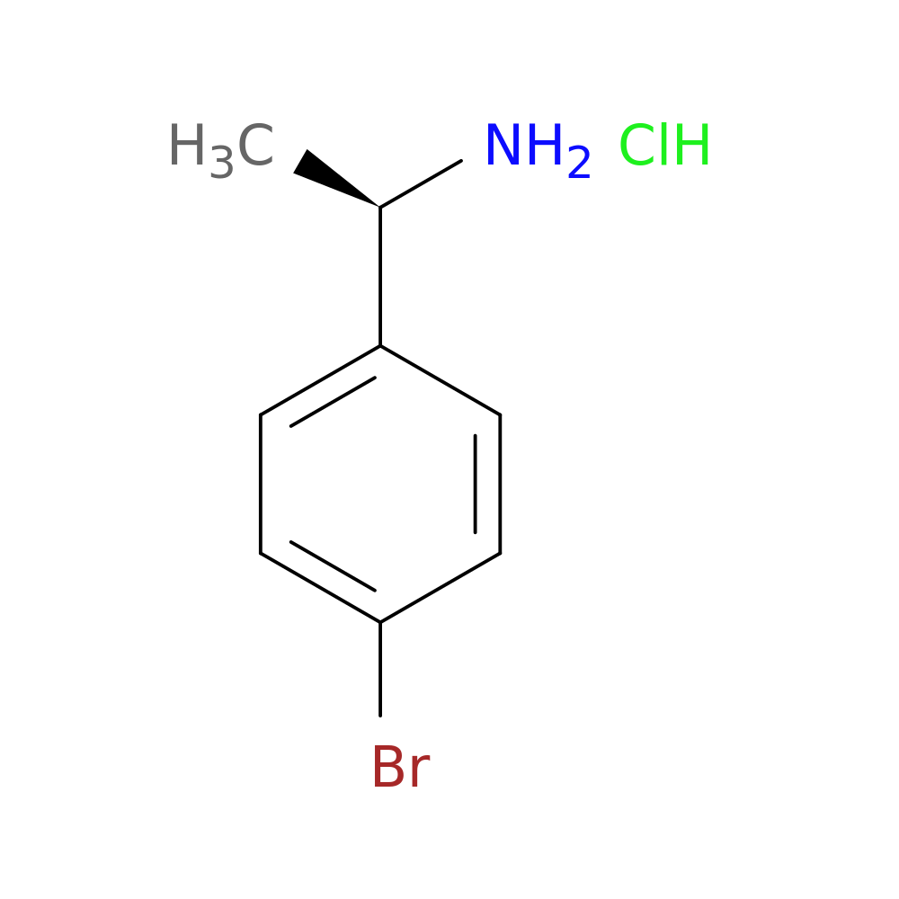 Benzenemethanamine, 4-bromo-α-methyl-, hydrochloride (1:1), (αR)-