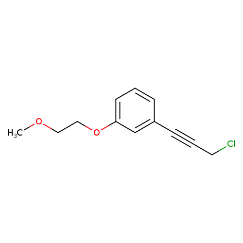 1-(3-chloroprop-1-yn-1-yl)-3-(2-methoxyethoxy)benzene