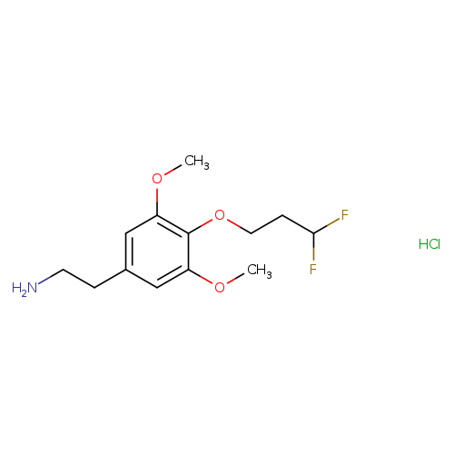 2-[4-(3,3-difluoropropoxy)-3,5-dimethoxyphenyl]ethan-1-amine hydrochloride