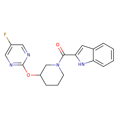 2-{3-[(5-fluoropyrimidin-2-yl)oxy]piperidine-1-carbonyl}-1H-indole