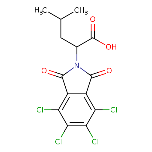 4-Methyl-2-(4,5,6,7-tetrachloro-1,3-dioxo-1,3-dihydro-2h-isoindol-2-yl)pentanoic acid