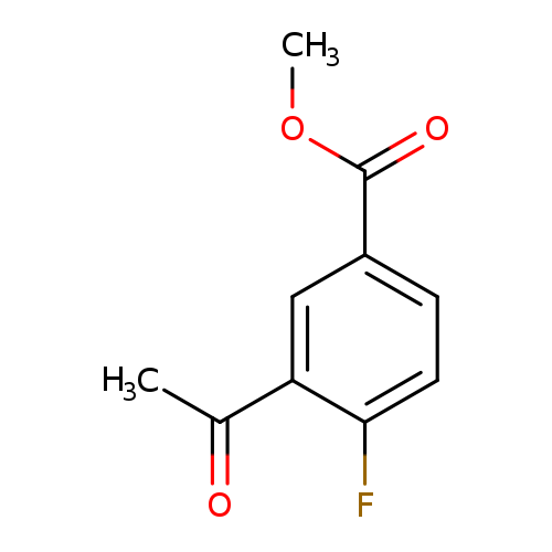 Benzoic acid, 3-acetyl-4-fluoro-, methyl ester