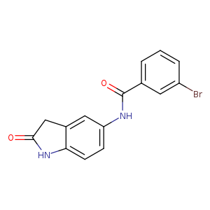 3-bromo-N-(2-oxo-2,3-dihydro-1H-indol-5-yl)benzamide