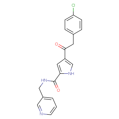 4-[2-(4-chlorophenyl)acetyl]-N-[(pyridin-3-yl)methyl]-1H-pyrrole-2-carboxamide