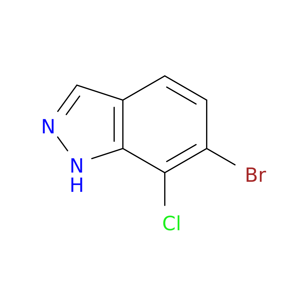 6-Bromo-7-chloro-1H-indazole