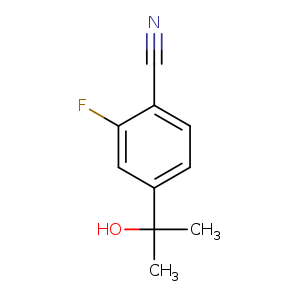 2-Fluoro-4-(2-hydroxypropan-2-yl)benzonitrile