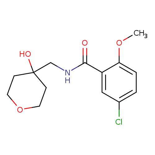 5-chloro-N-[(4-hydroxyoxan-4-yl)methyl]-2-methoxybenzamide