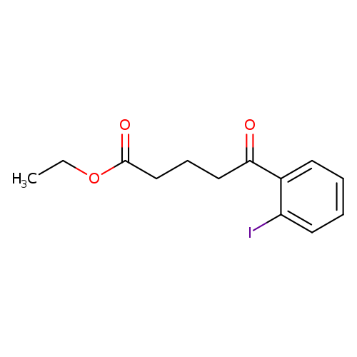 Ethyl 5-(2-iodophenyl)-5-oxovalerate