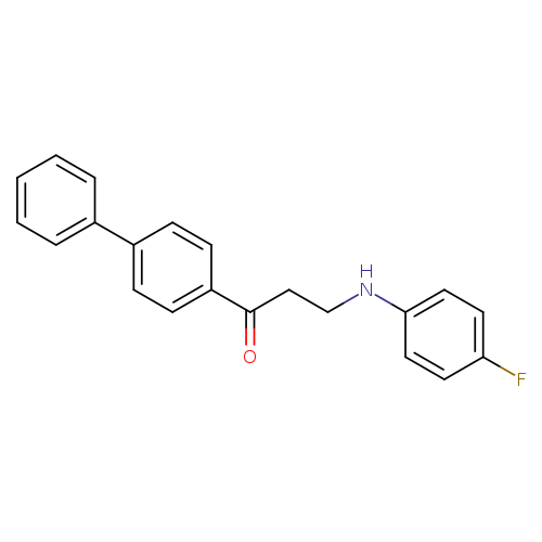 1-([1,1'-Biphenyl]-4-yl)-3-((4-fluorophenyl)amino)propan-1-one