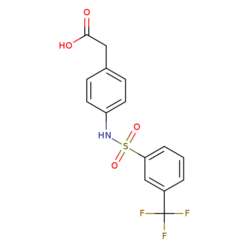 2-{4-[3-(trifluoromethyl)benzenesulfonamido]phenyl}acetic acid