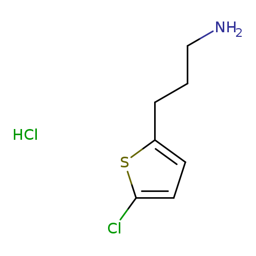 3-(5-chlorothiophen-2-yl)propan-1-amine hydrochloride