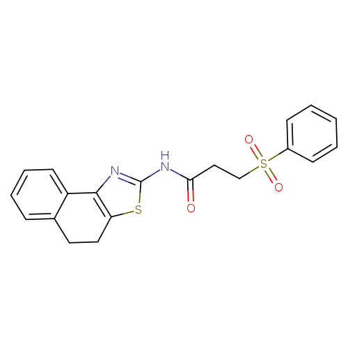 3-(benzenesulfonyl)-N-{4H,5H-naphtho[1,2-d][1,3]thiazol-2-yl}propanamide