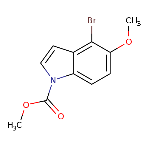 methyl 4-bromo-5-methoxy-1H-indole-1-carboxylate
