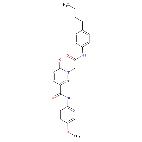 1-{[(4-butylphenyl)carbamoyl]methyl}-N-(4-methoxyphenyl)-6-oxo-1,6-dihydropyridazine-3-carboxamide