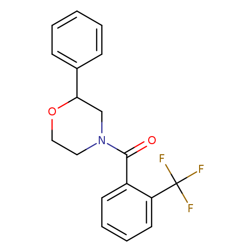 2-phenyl-4-[2-(trifluoromethyl)benzoyl]morpholine
