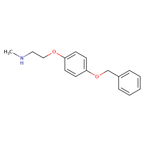 {2-[4-(benzyloxy)phenoxy]ethyl}(methyl)amine