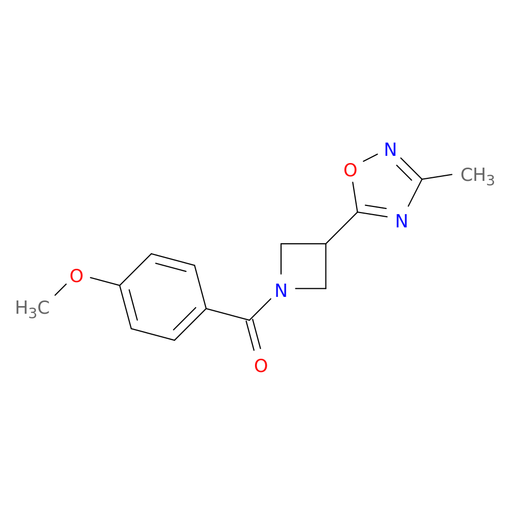 5-[1-(4-methoxybenzoyl)azetidin-3-yl]-3-methyl-1,2,4-oxadiazole