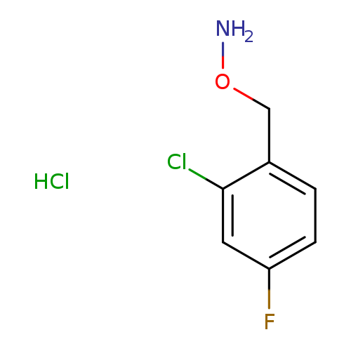 1-[(Aminooxy)methyl]-2-chloro-4-fluorobenzene, HCl