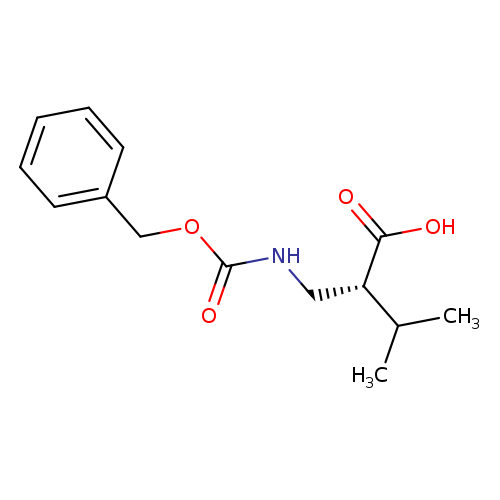 Butanoic acid, 3-methyl-2-[[[(phenylmethoxy)carbonyl]amino]methyl]-, (2R)-
