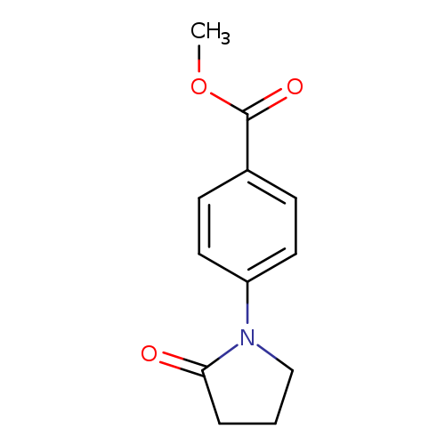 benzoic acid, 4-(2-oxo-1-pyrrolidinyl)-, methyl ester