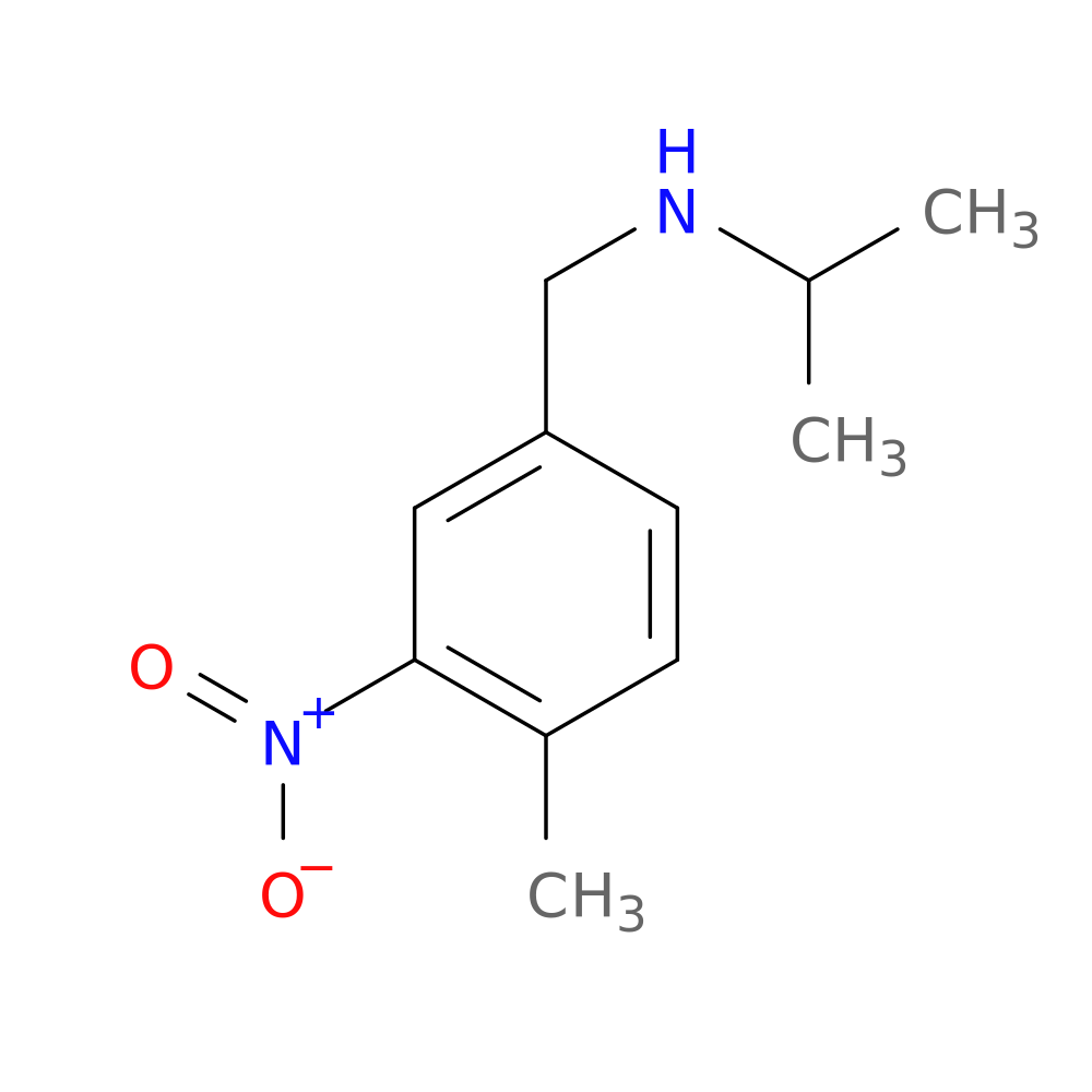 [(4-methyl-3-nitrophenyl)methyl](propan-2-yl)amine