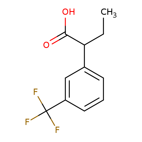 2-[3-(Trifluoromethyl)phenyl]butanoic acid