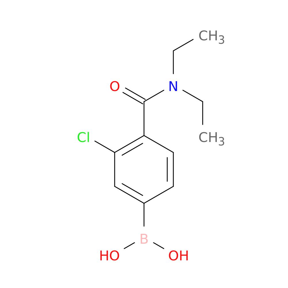 3-Chloro-4-(N,N-diethylcarbamoyl)phenylboronic acid