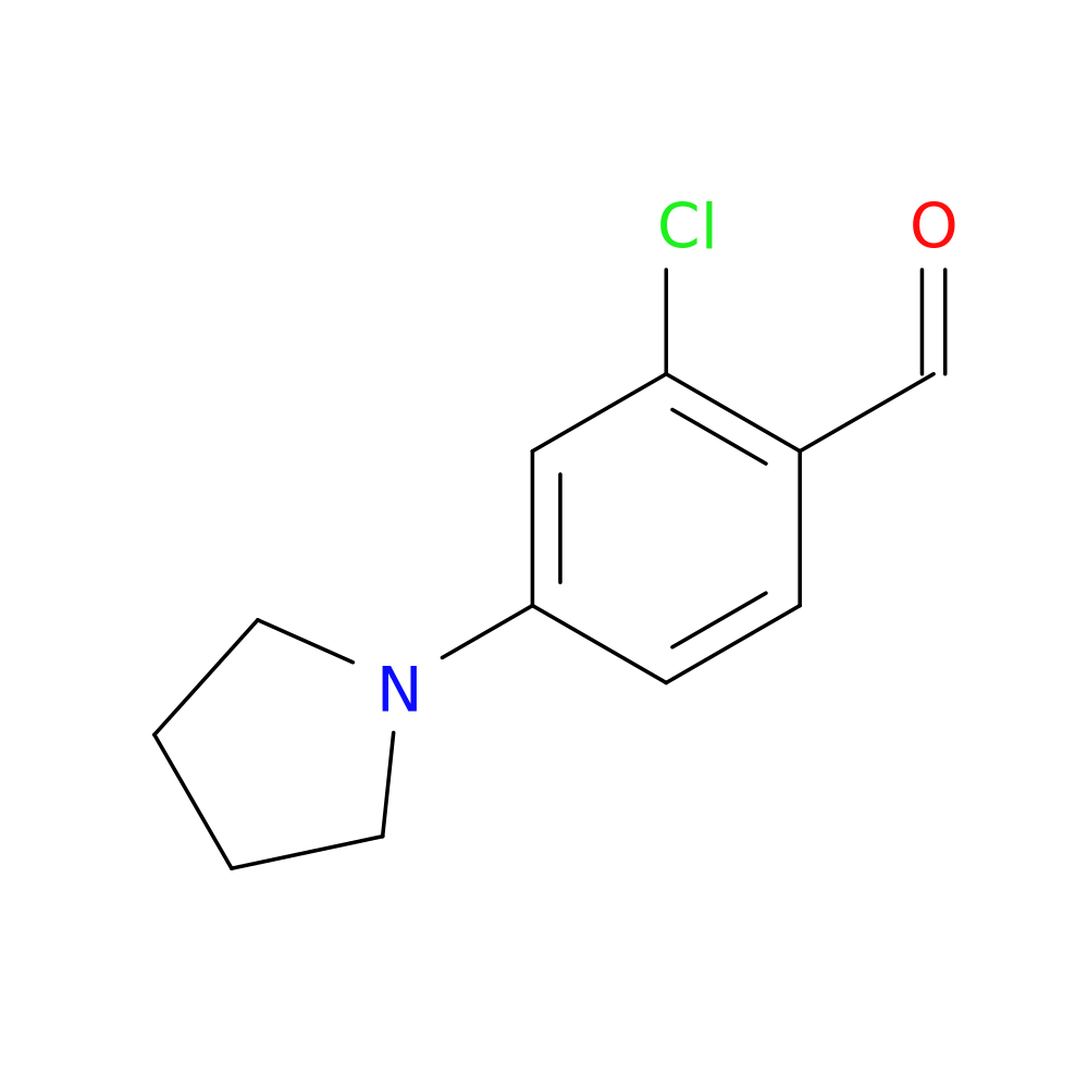 2-Chloro-4-(pyrrolidino)benzaldehyde
