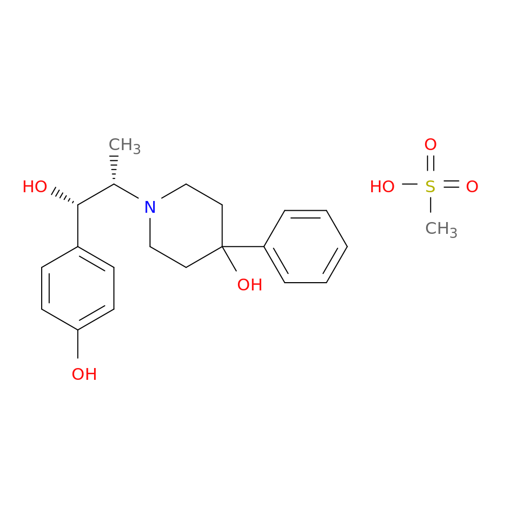 1-((1S,2S)-1-Hydroxy-1-(4-hydroxyphenyl)propan-2-yl)-4-phenylpiperidin-4-ol methanesulfonate