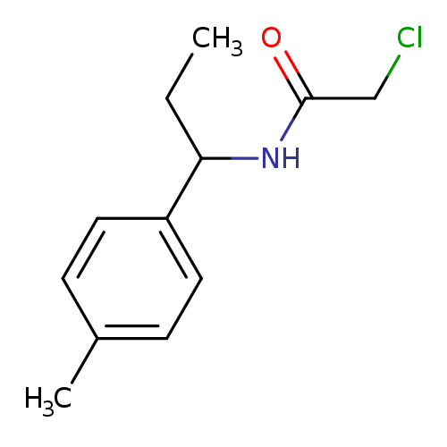 2-chloro-N-[1-(4-methylphenyl)propyl]acetamide