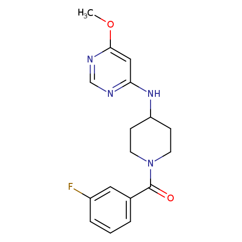 N-[1-(3-fluorobenzoyl)piperidin-4-yl]-6-methoxypyrimidin-4-amine