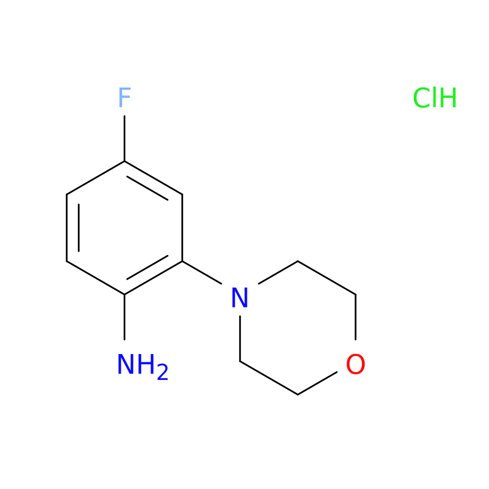 4-fluoro-2-(morpholin-4-yl)aniline hydrochloride