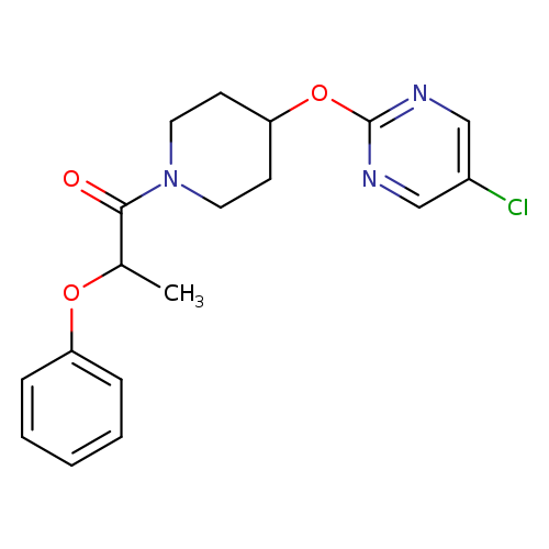 1-{4-[(5-chloropyrimidin-2-yl)oxy]piperidin-1-yl}-2-phenoxypropan-1-one