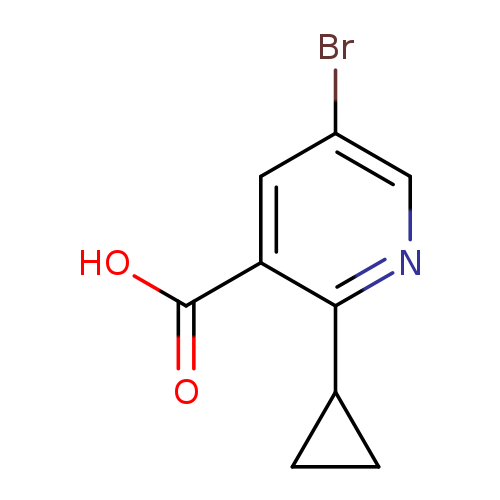 5-bromo-2-cyclopropylpyridine-3-carboxylic acid