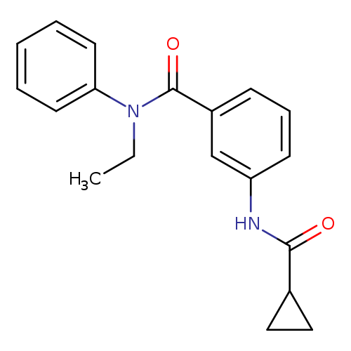 3-[(cyclopropylcarbonyl)amino]-N-ethyl-N-phenylbenzamide